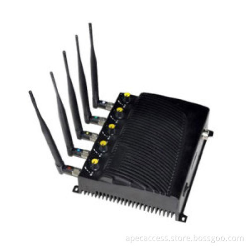 12W Adjustable 3G 4G Cell Phone Jammer (4G LTE + 4G Wimax)